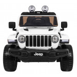 Elektrické autíčko Jeep Wrangler Rubicon 4x45W - biele